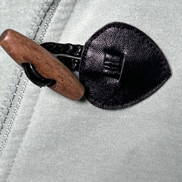 Alaskan Apparel Women's Large Fireweed Side Zip Green Hoodie Full Zip - Picture 4 of 10